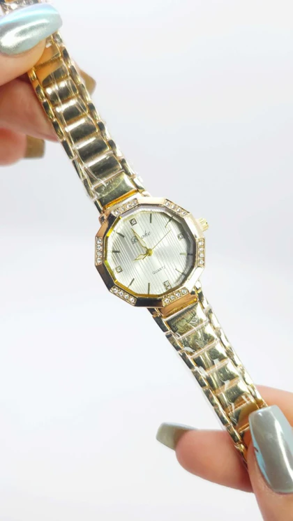 ساعت مچی زنانه باوک Baoke نگین‌دار با موتور کوارتز