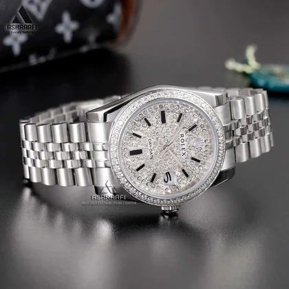 ساعت مردانه رولکس Rolex Day Date Diamond-S36