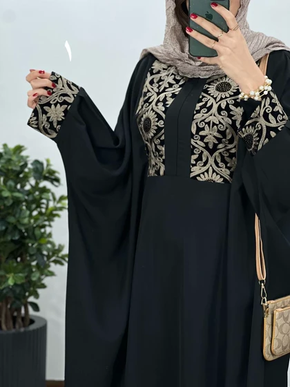 عبای بلند سوزندوزی اسرا 6
