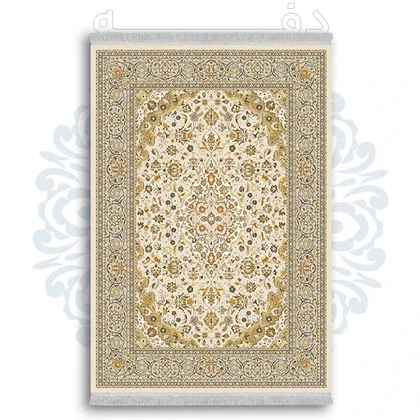 فرشینه از جنس پارچه هازان مخمل ترک طرح سنتی و مدرن برند دفه کد DDSS156
