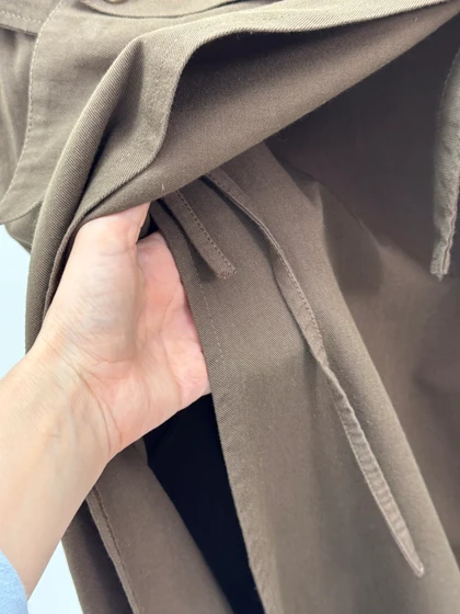 دامن کتان جیب متحرک کد 3