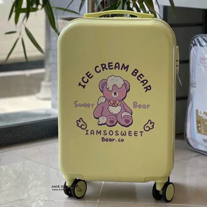 چمدان کودک طرح خرس بستنی ICE CREAM BEAR