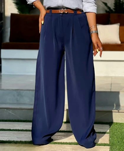 شلوار فول بگ کرپ سان کد 30170