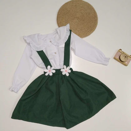 بلوز دامن یلدایی دوگل فانتزی بچه گانه