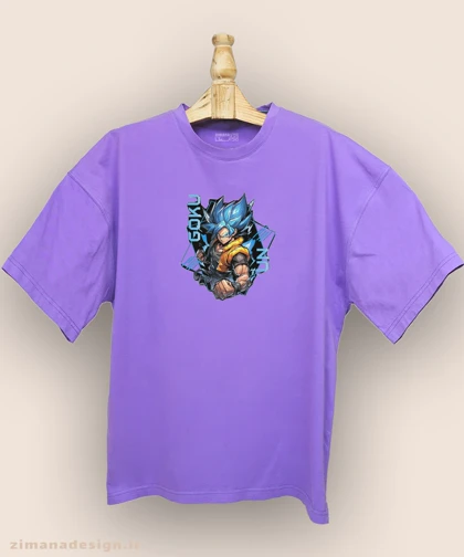 تیشرت لش مردانه و زنانه طرح دراگون بال شخصیت گوکو کد 969