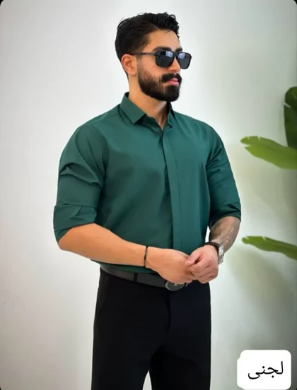 پیراهن پارچه ای ساده_کد4451