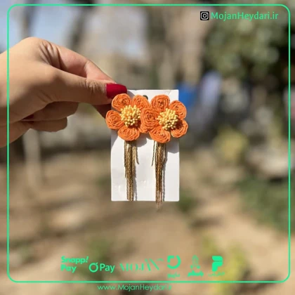 گوشواره حصیری بهار و تابستان کد gh168