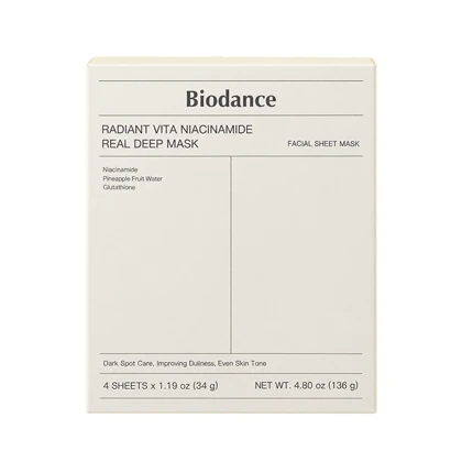 ماسک صورت بایودنس Biodance مدل Radiant Vita Niacinamide