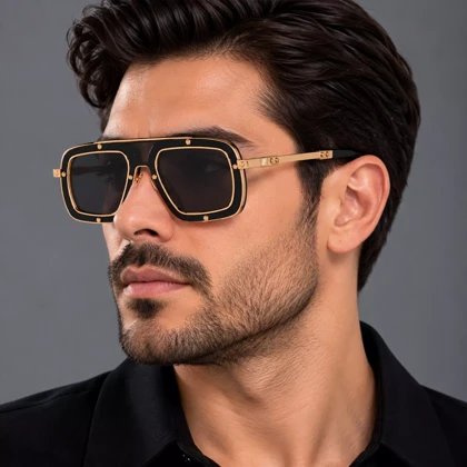 عینک آفتابی هابلوت فریم خلبانی اورجینال کد HO097
