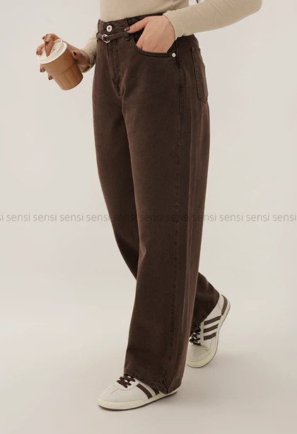 شلوارجین بگ رنگی کد1004719