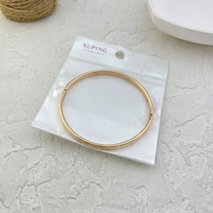 دستبند زنانه طرح طلا ژوپینگ بنگل آینه‌ای