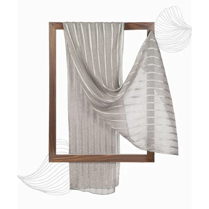 شال طرح راه راه زنانه - 39251738