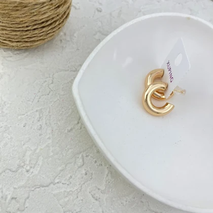 گوشواره حلقه‌ای زنانه، طرح طلا ژوپینگ