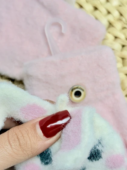 دستکش بچگانه موهر کلاهدار