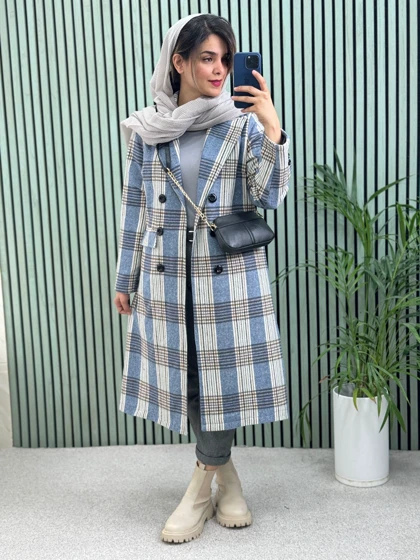 پالتو بلند پشمی آستردار آلیس