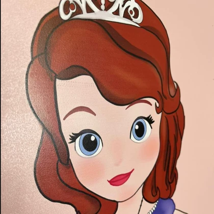 چمدان کودک صوفیا سایز 24 رنگ صورتی کم رنگ