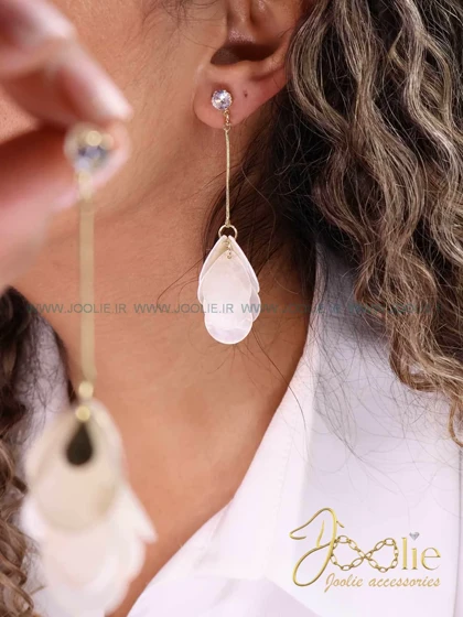 گوشواره زنانه مدل گلبرگ کد E1172