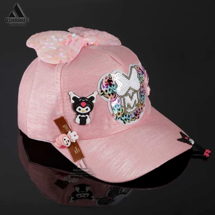 کلاه دخترانه عروسکی Baseball Cap HA105