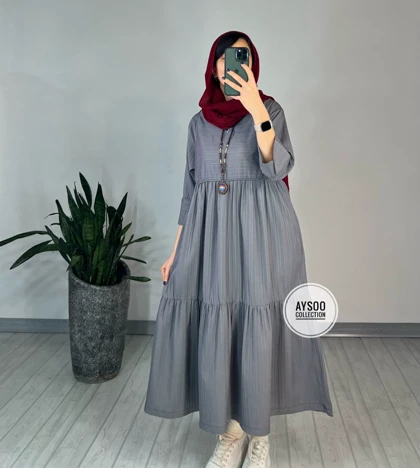 پیراهن مانتویی آهو(ایراد دار)