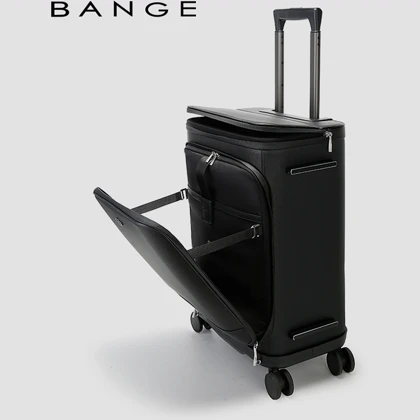 چمدان چرخ‌دار 20 اینچی ضدآب و ضدسرقت 52 لیتری بنج Bange QL701