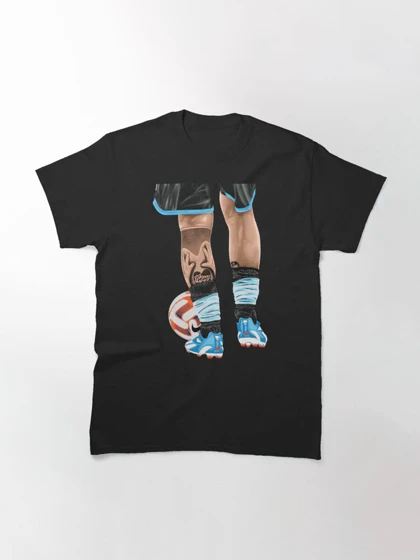تیشرت ورزشی بارسلونا | تیشرت مسی طرح Lionel Messi Sticker design کد 144575