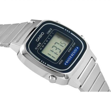 ساعت مچی دیجیتال زنانه کاسیو CASIO مدل LA670WA-2DF صفحه آبی
