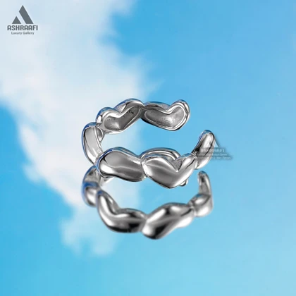 انگشتر دخترانه قلبی Heart Ring S1