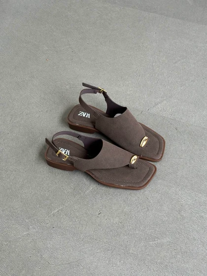 صندل زارا موکا تابستانی / ZARA