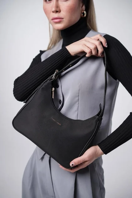 کیف دستی زنانه چرم مصنوعی دیوید جونز DAVIDJONES
