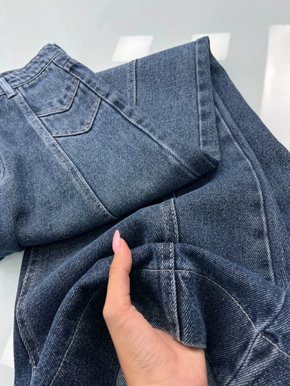 شلوار فلر بگ جکپات آبی رایکا