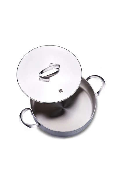 ست قابلمه KORKMAZ مدل Novia استیل - خاکستری