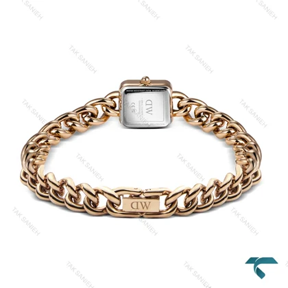 ساعت بند کارتیه ای زنانه دنیل ولینگتون رزگلد DW-7540-L