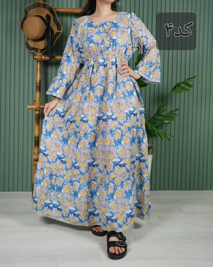 پیراهن زنانه عروسکی هندی تاج محل U7717
