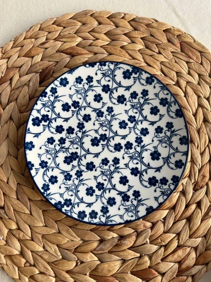 پیش دستی دنی هوم طرح گل سرمه ای / BA2_BA1