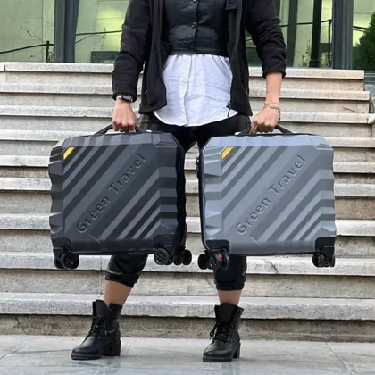 چمدان خلبانی گرین تراول مدل GREEN TRAVEL - GT5592 (زیپ دوبل)