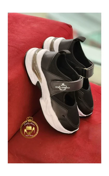 کتانی لژدار تابستانی چسبی زنانه
