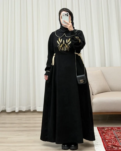 کفتان کبریتی گلدوزی مدل پاییزه