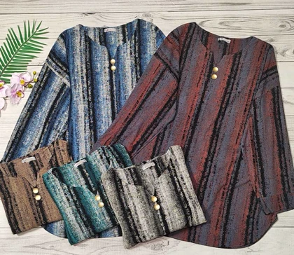 شومیز یقه کوبایی مدل ژانین کد 50287