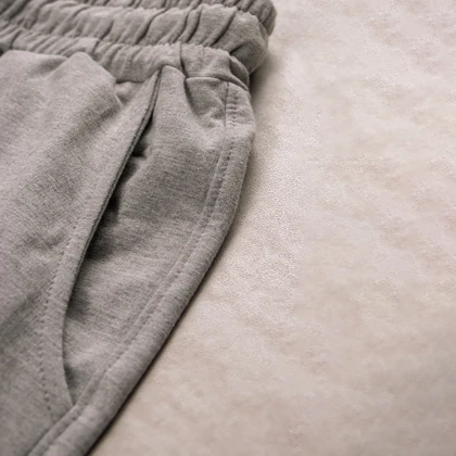 شلوارک مردانه دورس دو نخ لاکرا ملانژ