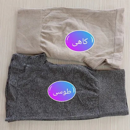ست ورزشی نیم‌تنه شورتک زنانه پشت چین‌دار سیملس