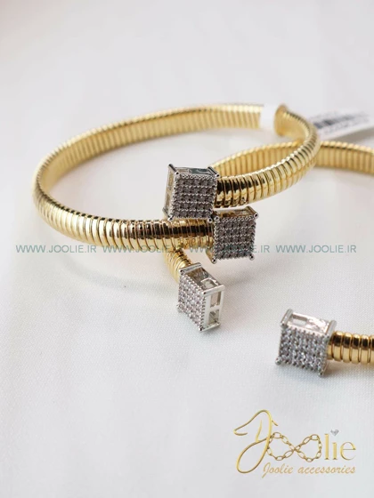 دستبند طرح طلا بولگاری مدل B2166