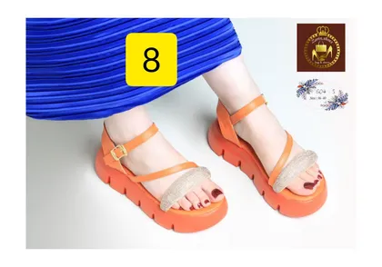 صندل طبی لژدار نگینی زنانه 604-5