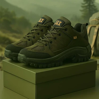 کفش ساق‌دار مردانه سبز مدل JAX