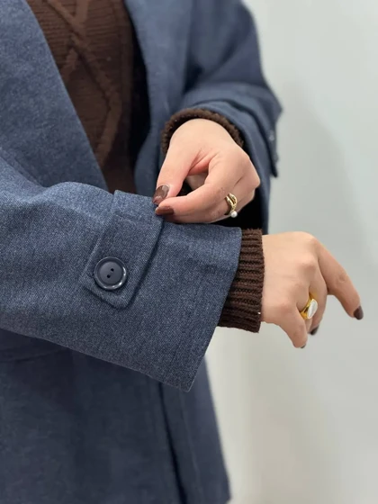 پالتو فوتر آستردار یاسمن