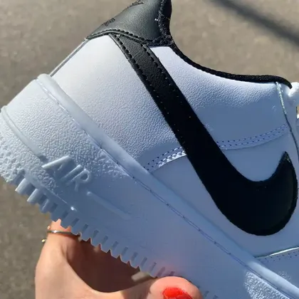 نایک ایرفورس وان سفید مشکی nike air force 1