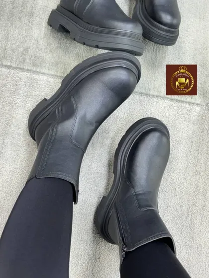 نیم بوت ساده زنانه دخترانه لژدار کد: 209