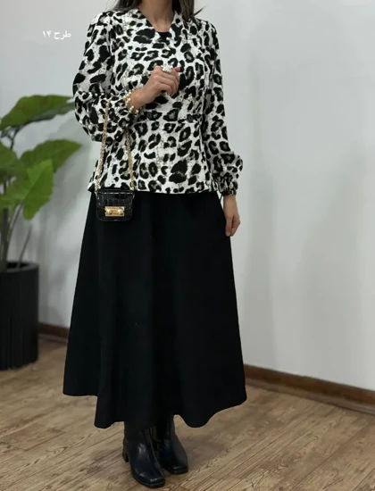 ست تونیک و دامن هانیل 2 کد 3991