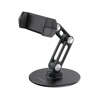 هولدر چندحالته موبایل پاورولوژی مدل POWEROLOGY MULTI-ANGLE ADJUSTABLE DOUBLE-ARM PSM007