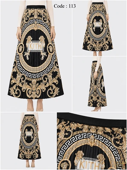 دامن طرحدار Versace