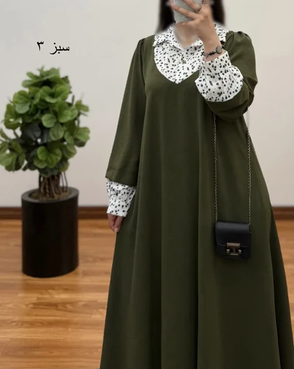 پیراهن مانتویی سوپرکلوش مهرانه بهاره